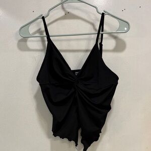 SHEIN Black Twist Detail Camisole